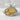 Great Wave Kanagawa Lens Pendant — 18K Gold Vermeil, two-tone finish front view