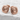 Great Wave Crest Studs Earring — 18K Gold Vermeil, rose gold finish, front view