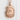 Great Wave Broken Shore Pendant — 18K Gold Vermeil, rose gold finish, front view