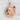 Great Wave Fuji Hollow Pendant — 18K Gold Vermeil, rose gold plated, front view product photo
