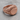 Cracked Round Signet Ring, rose gold, product photo on stone surface