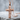 Layered Cross Pendant, rose gold, product photo on stone