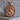 Owl on Books Pendant, rose gold plated silver, front product photo