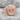 Anime Heart Eye Ring, rose gold, product photo on stone
