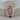 Jormungandr Encircling Garnet Pendant, rose gold finish, front view