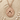 Fede Draped Hands Pendant, rose gold finish, product photo