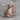 Mermaid Ship Figurehead Pendant, rose gold plated silver, front view