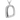 Enamel Inset Arch Pendant, front view on white background