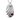 Garnet Reed Pendant, front view on white background