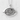 Great Wave Kanagawa Lens Pendant — 18K Gold Vermeil, polished silver finish front view