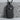 Masonic Brotherhood Dog Tag Pendant in black rhodium, front product view