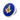 Close-up of 925 sterling silver Masonic lapel pin with royal blue enamel and gold square and compasses emblem