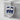 Confirmation Blue Enamel Pendant, polished silver product photo