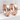 Kintsugi Square Profile Hoop Earring, rose gold plated finish