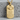 Masonic Brotherhood Dog Tag Pendant in gold vermeil, front product view on concrete