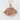Great Wave Kanagawa Lens Pendant — 18K Gold Vermeil, rose gold plated finish front view