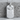 Masonic Brotherhood Dog Tag Pendant in polished silver, front product view on concrete