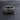 925 sterling silver vintage floral ring with rope borders on black stone surface