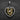 Front view of the Silver Angel Heart Pendant with two gold-plated cherubs holding a stone inside a diamond pavé frame.