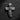 Sterling silver Divine Mercy Cross pendant with wood-grain texture, showing Jesus with rays of light, on a dark slate.