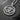 Handcrafted oxidized silver interlocking hearts pendant attached to a sturdy silver chain on textured stone