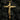 Polished silver crucifix pendant showing intricate wood grain cross details and anatomical features