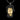 Silver Medusa Pendant with a polished gold vermeil face and detailed, oxidized black snake hair on a silver chain.