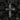 Detailed front view of 925 sterling silver western cross pendant featuring a central star and rope design on black coals