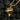 14K gold vermeil snake head pendant with open mouth and sharp fangs displayed on black coals