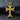 Polished silver Khachkar cross necklace showing detailed filigree patterns on a silver box chain