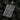 Gold plated silver playing card pendant with King of Diamonds design shown on charcoal texture