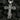 Oxidized 925 sterling silver Orthodox cross pendant showing detailed three-bar design
