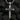 Handcrafted 925 sterling silver rope cross pendant with hammered texture displayed on dark charcoal background