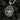 Detailed 925 sterling silver Saint Sebastian pendant featuring the martyr with arrows and cross on black background