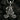 925 sterling silver initial A pendant with ornate scrollwork details on dark background