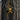 Gold plated warrior helmet and swords pendant displaying detailed craftsmanship