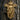Golden tone variant of the Freyja sword pendant featuring intricate goddess of war design and winged helmet