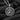 925 sterling silver siren medallion showing intricate scales and skull design