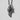 Close-up of oxidized silver wolf pendant attached to a chain highlighting intricate fur texture and deep carved shadows