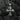 Oxidized 925 sterling silver cross necklace with intricate starburst center design