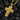 Gold variation of the Orthodox Christian cross pendant displaying intricate religious carvings and layered texture