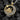 Two-tone silver and gold star crescent pendant with intricate mosque design and sparkling stone detail