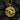 Gold tone gym athlete pendant with detailed barbell design for fitness enthusiasts and bodybuilders