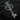 Angled view of polished silver skeleton key pendant highlighting decorative shaft and bit design