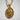 Close-up detail of the Saint Joseph of Cupertino pendant highlighting the cross and textured background