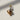 Peeled Banana Pendant, two-tone, angled product view on light surface