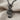 Treble Clef Note Pendant, black rhodium plated, product photo on fabric