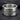 Close-up of the military dog tag ring resting on a dark slate surface highlighting the corner hole and engraved details