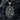 Detailed front view of 925 sterling silver Saint Benedict pendant featuring oxidized finish against a dark rocky texture.