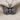 Scrollwork Butterfly Pendant, oxidized silver, front view